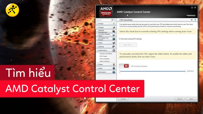 Amd catalyst control center là gì