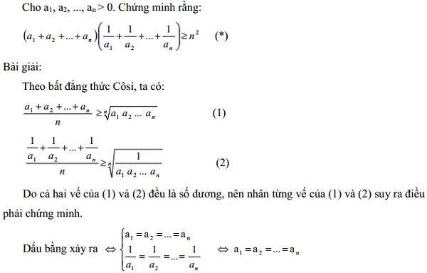 Bất đẳng thức am-gm là gì