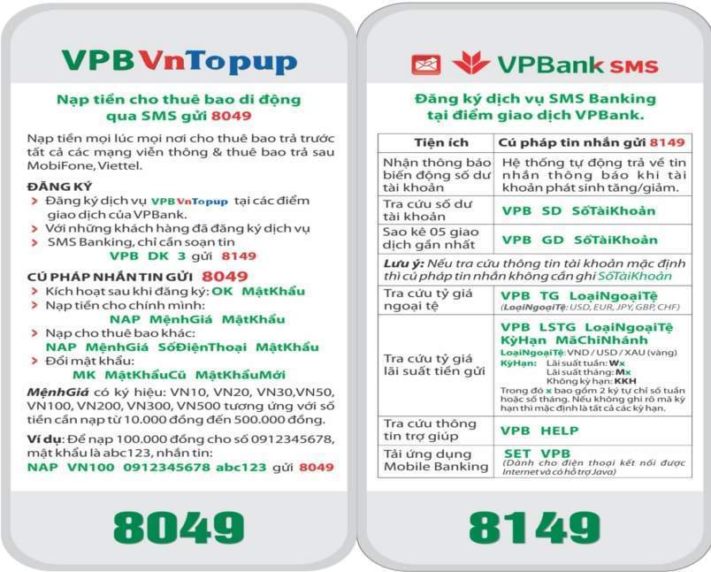 Dịch vụ vntopup của vpbank là gì