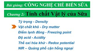 Hàm lượng chất khô là gì