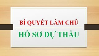 Hồ sơ dự thầu là gì