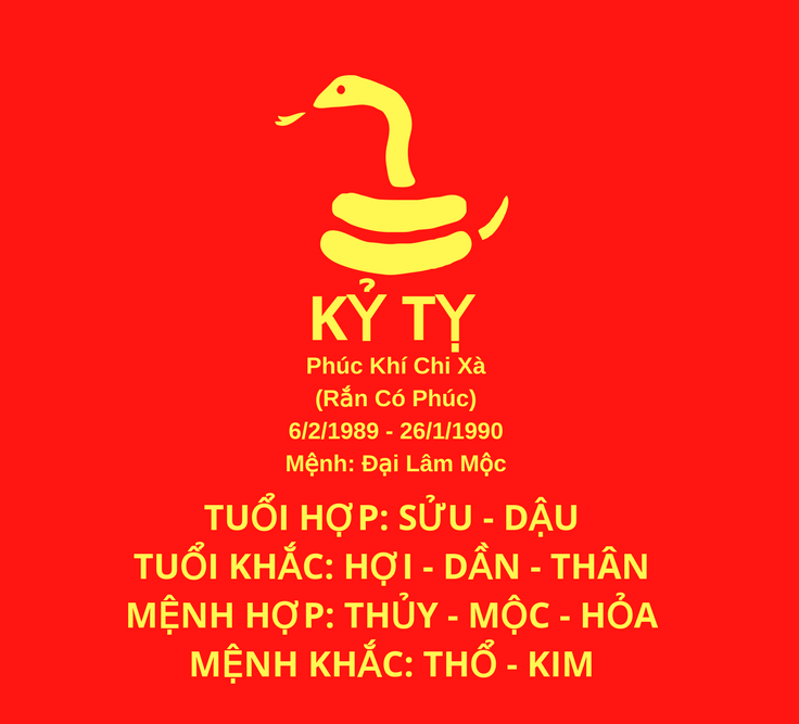 Kỷ tỵ hợp với tuổi nào