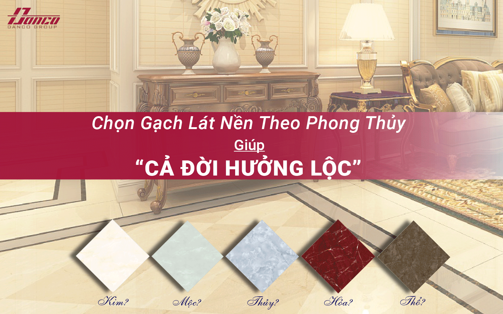 Mau gach lat nen theo phong thuy