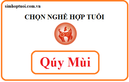 Nữ tuổi quý mùi 2003 hợp nghề gì