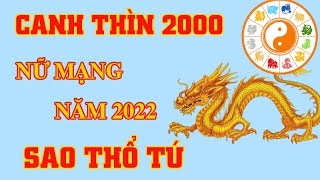 Tử vi tuổi canh thìn năm 2022 nữ mạng