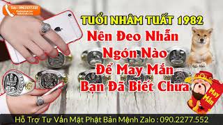 Tuổi tuất đeo nhẫn gì