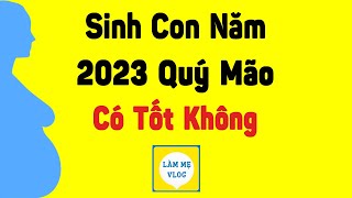 Tuổi tý sinh con năm 2023 có hợp không